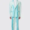 Alvaro Oversized Blue Cotton Suit