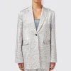 Amarantha Slim Fit Blue Jacket