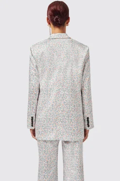 Amarantha Slim Fit Blue Jacket