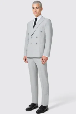 Atkinson Slim Fit Grey Trousers