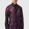 Baldwin Slim Fit Floral Pink Shirt