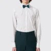 Barron Slim Fit Double Cuff White Cotton Shirt