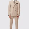 Bresnan Slim Fit Neutral Double Breasted Suit