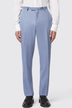Buscot Slim Fit Blue Trousers