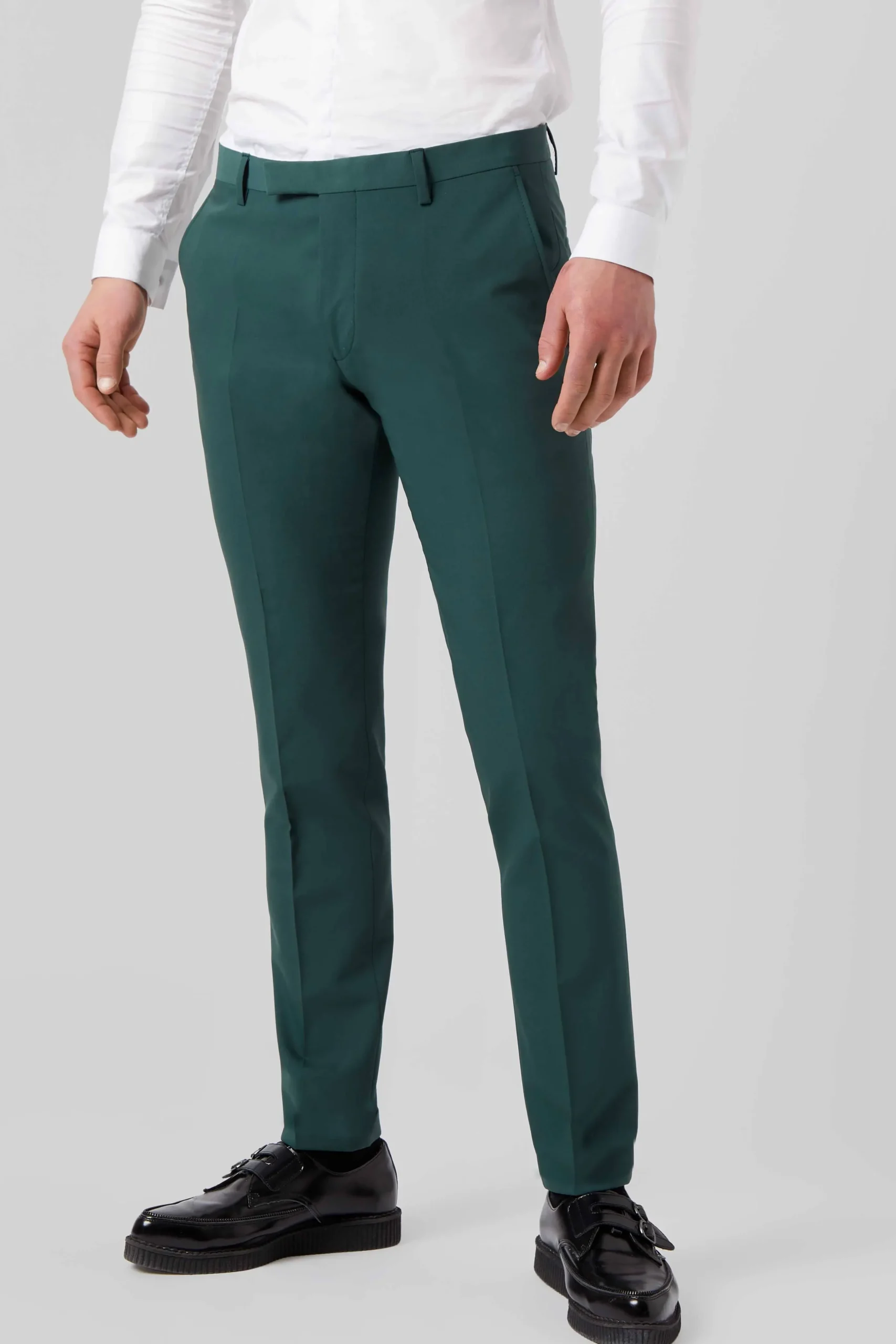 Buscot Slim Fit Forest Green Trousers