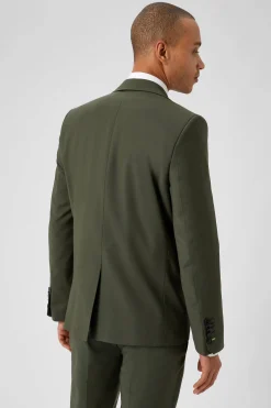 Buscot Slim Fit Green Wool Suit