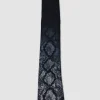 Carrol Black Snake Print Tie
