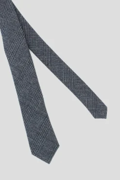 Darius Blue Prince Of Wales Check Tie