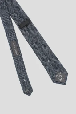 Darius Blue Prince Of Wales Check Tie