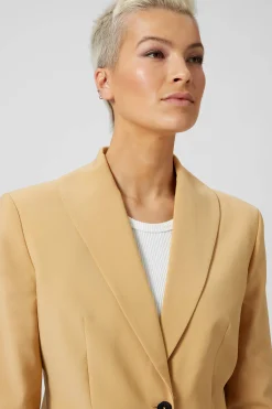 Eliza Skinny Fit Yellow Suit