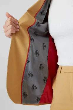 Eliza Skinny Fit Yellow Suit