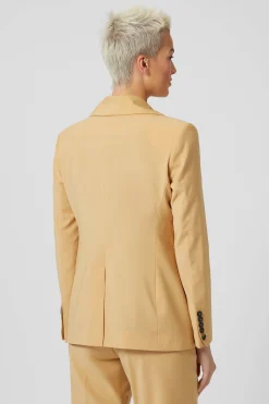 Eliza Skinny Fit Yellow Suit