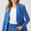 Ellroy Skinny Fit French Blue Wool Jacket