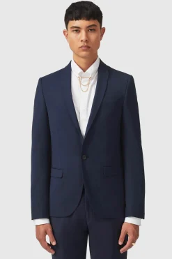 Ellroy Skinny Fit New Navy Jacket