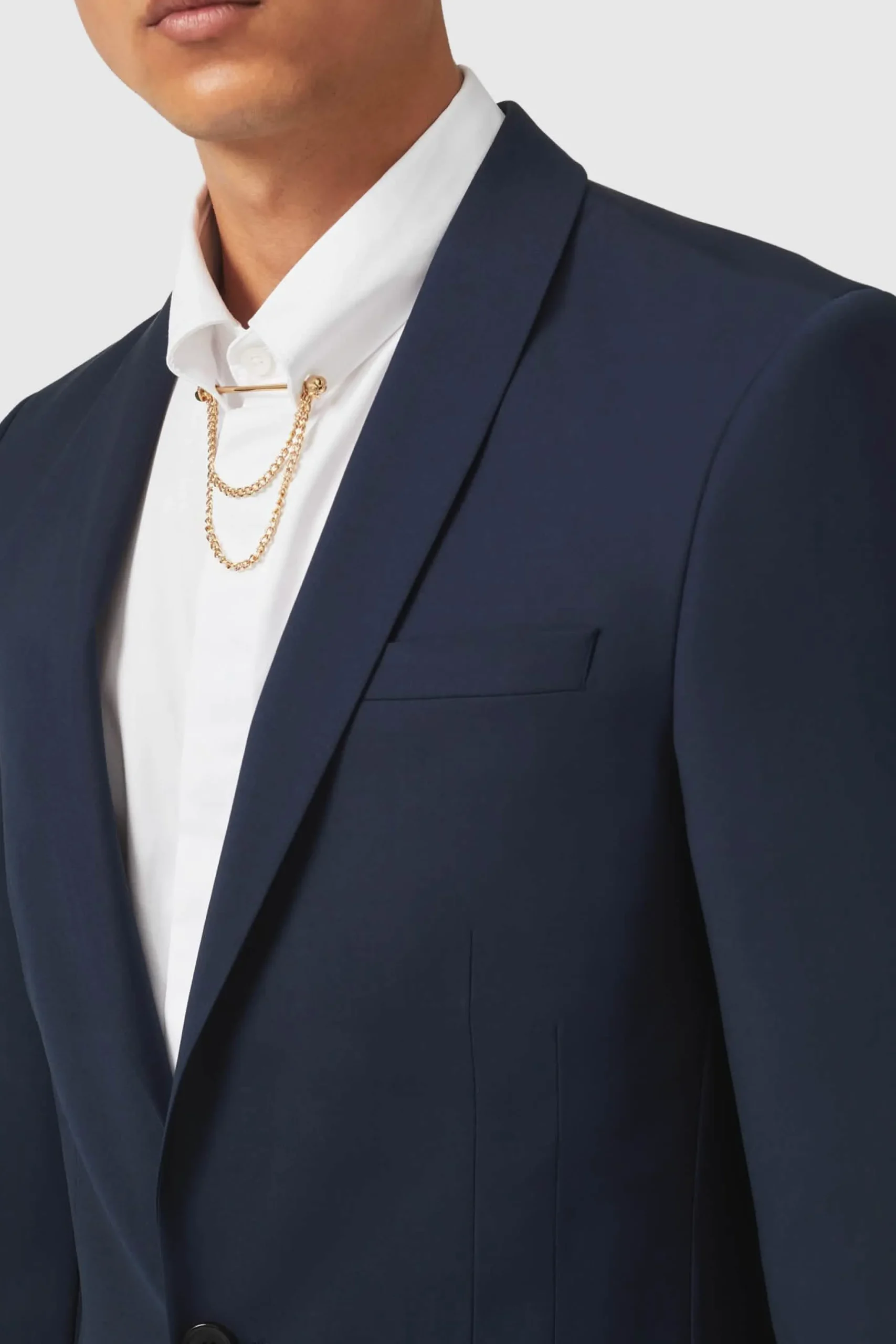 Ellroy Skinny Fit New Navy Jacket