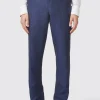 Fairmont Slim Fit Navy Linen Trousers
