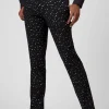 Farrow Skinny Fit Black Polka Dot Tuxedo Trousers