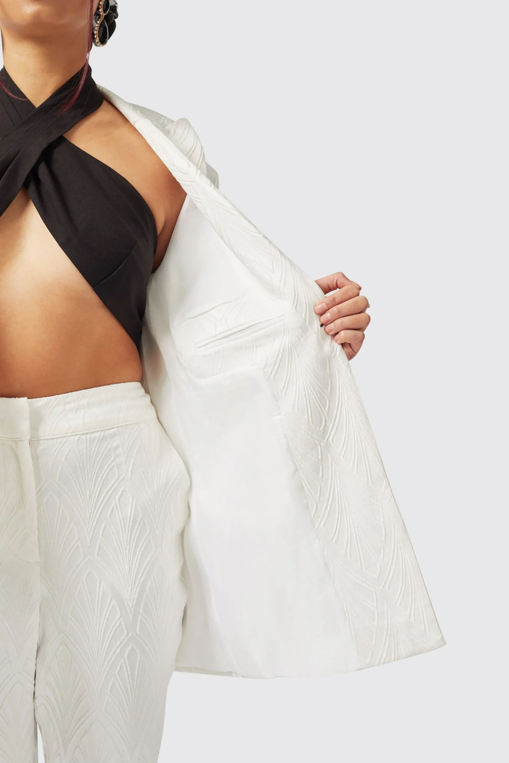 Fiore Slim Fit White Suit