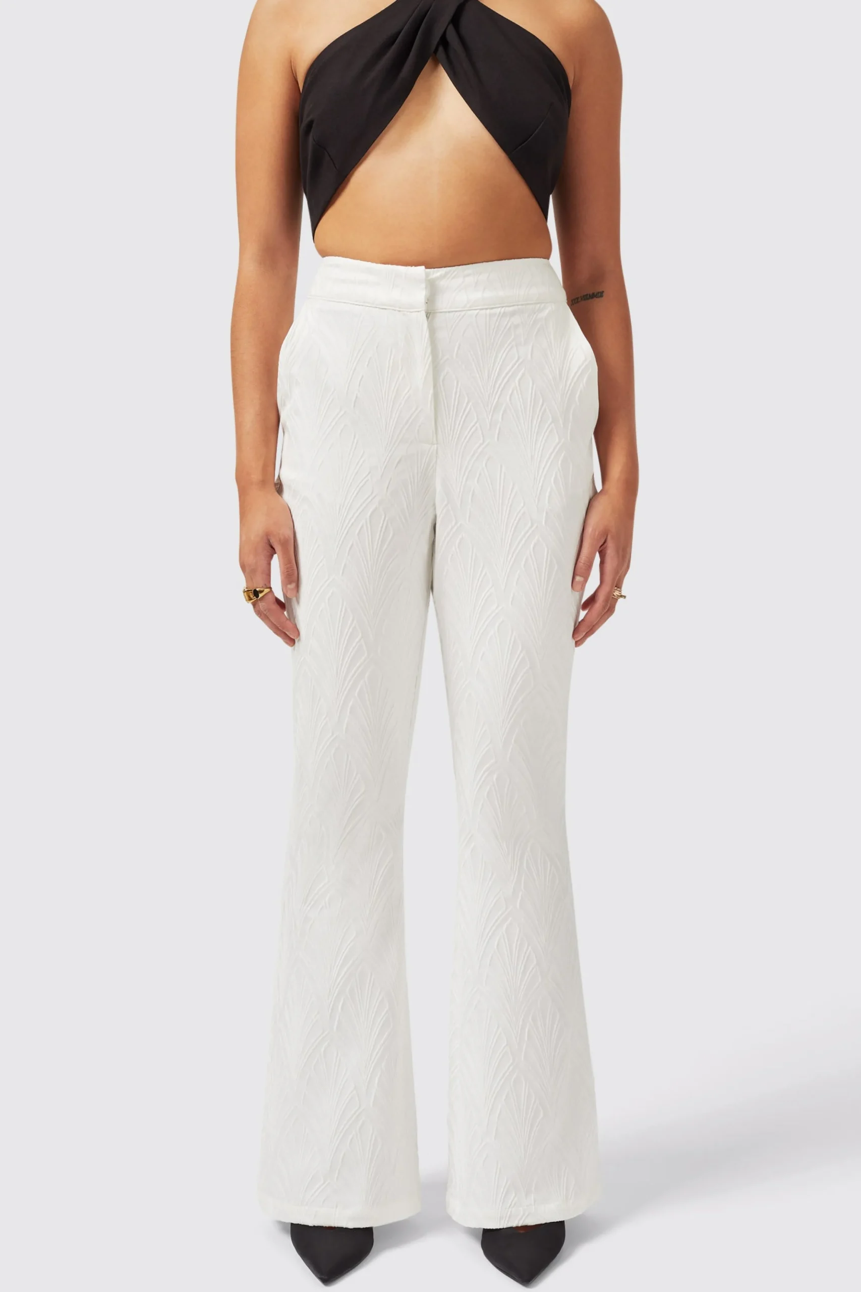 Fiore Slim Fit White Suit