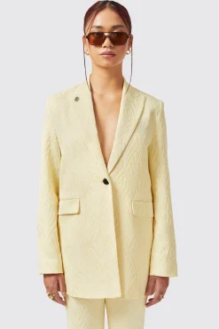 Fiore Slim Fit Yellow Suit