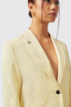 Fiore Slim Fit Yellow Suit