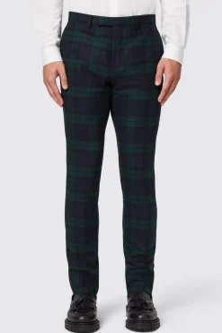 Ginger Skinny Fit Green Tartan Suit