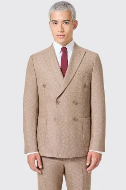 Goddard Slim Fit Brown Double Breasted Suit