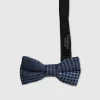 Hicks Blue Check Bow Tie