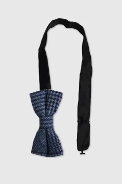 Hicks Blue Check Bow Tie