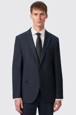 Hodge Slim Fit Navy Pinstripe Jacket