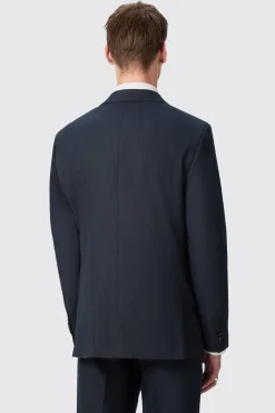 Hodge Slim Fit Navy Pinstripe Jacket