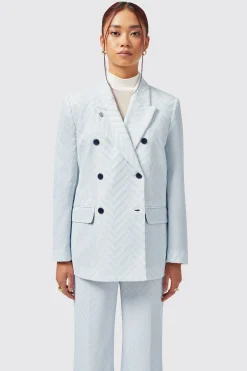 Iris Slim Fit Blue Jacket