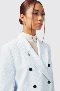 Iris Slim Fit Blue Jacket