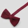 Jagger Red Knitted Bow Tie