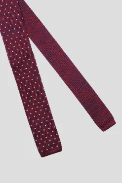 Jagger Tie Burgundy Spot