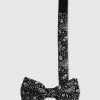 Jasper Black Floral Bow Tie