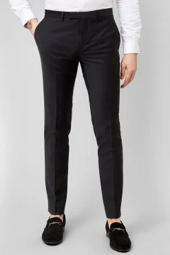 Kingdon Skinny Fit Black Dinner Trousers