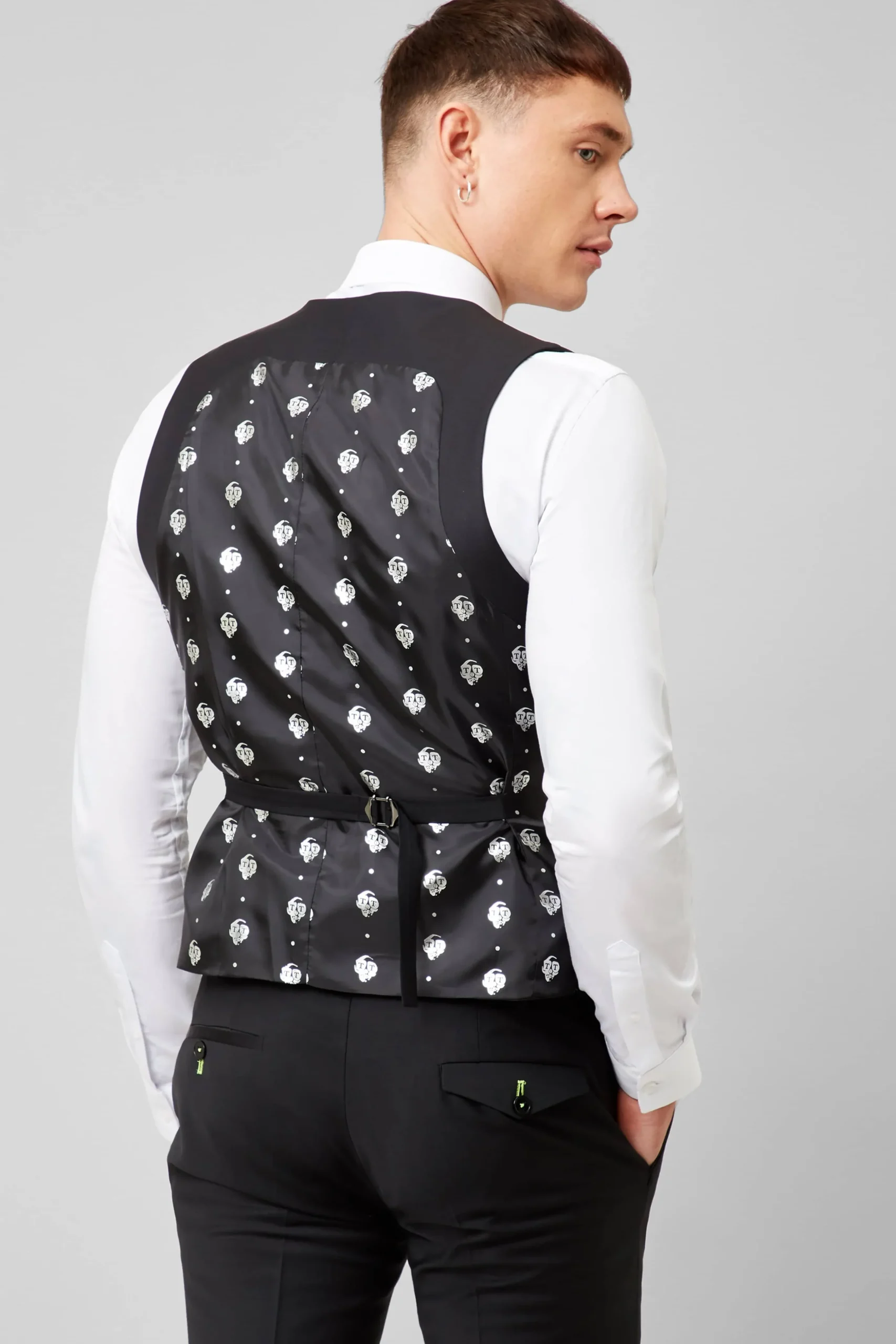 Kingdon Skinny Fit Black Dinner Suit