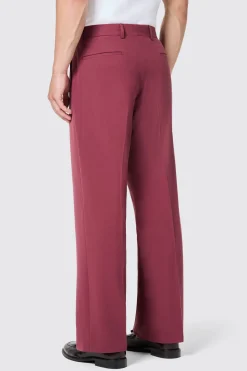 Lavoir Oversized Burgundy Trousers