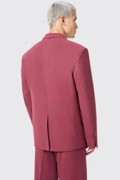 Lavoir Oversized Burgundy Suit