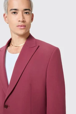 Lavoir Oversized Burgundy Suit