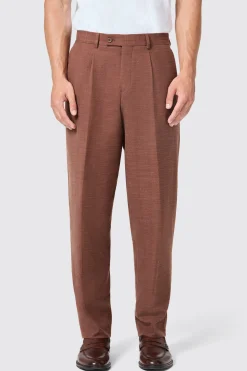 Lisandro Oversized Brown Cotton Trousers