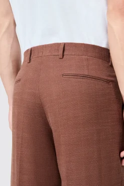 Lisandro Oversized Brown Cotton Trousers