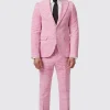 Magnussen Slim Fit Pink Flocked Suit