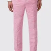 Magnussen Slim Fit Pink Flocked Trousers