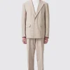 Maldini Oversized Brown Check Suit