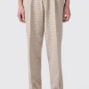 Maldini Oversized Brown Check Trousers