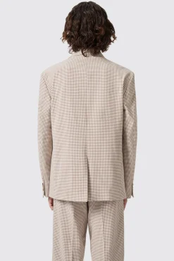 Maldini Oversized Brown Check Suit