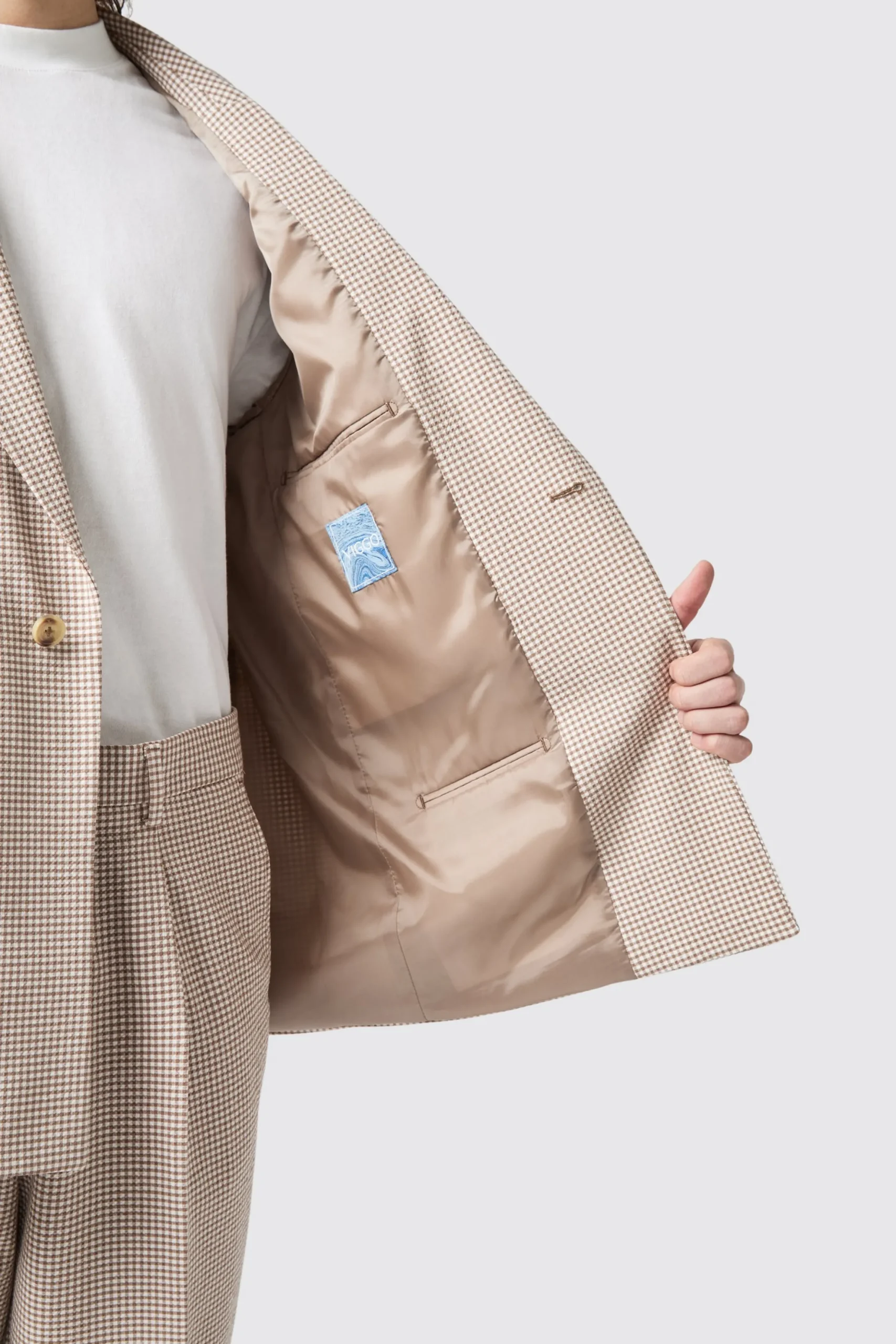 Maldini Oversized Brown Check Jacket