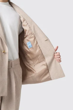 Maldini Oversized Brown Check Suit